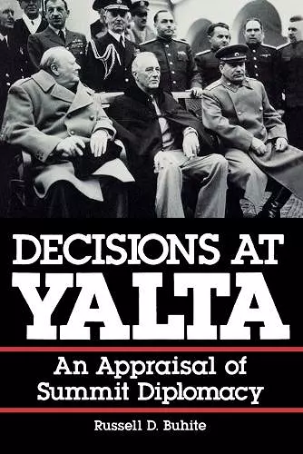 Decisions at Yalta cover