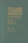 Italians to America, Jan. 1880 - Dec. 1884 cover