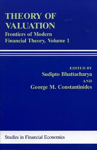 Theory of Valuation cover