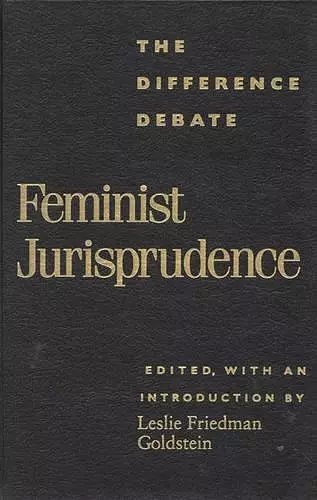 Feminist Jurisprudence cover