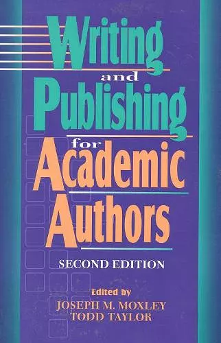 Writing and Publishing for Academic Authors cover