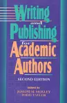 Writing and Publishing for Academic Authors cover