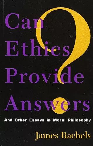 Can Ethics Provide Answers? cover