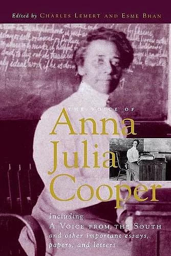 The Voice of Anna Julia Cooper cover