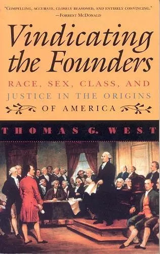 Vindicating the Founders cover