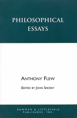 Philosophical Essays cover