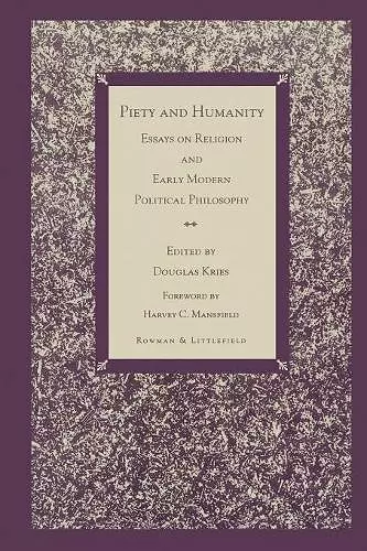 Piety and Humanity cover