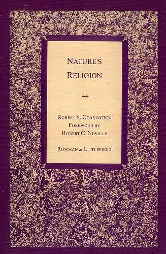 Nature's Religion cover