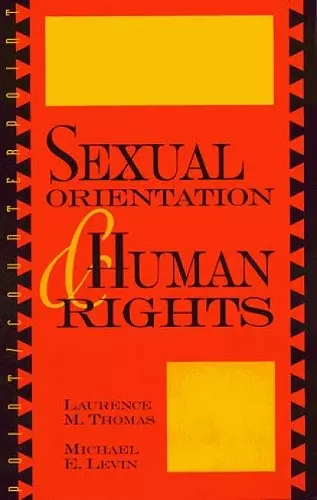 Sexual Orientation and Human Rights cover