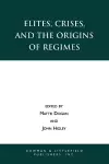 Elites, Crises, and the Origins of Regimes cover