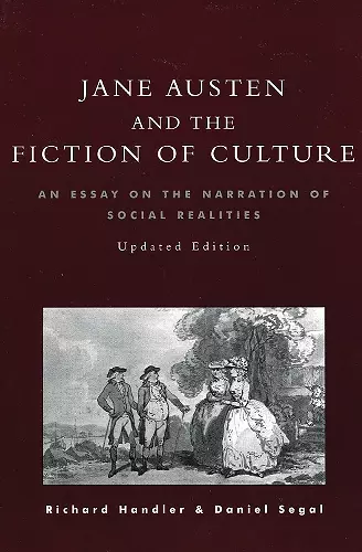 Jane Austen and the Fiction of Culture cover