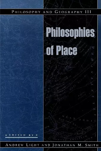 Philosophy and Geography III cover