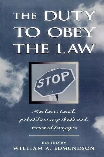 The Duty to Obey the Law cover