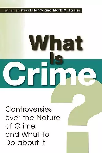 What Is Crime? cover