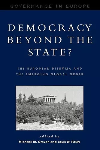 Democracy beyond the State? cover