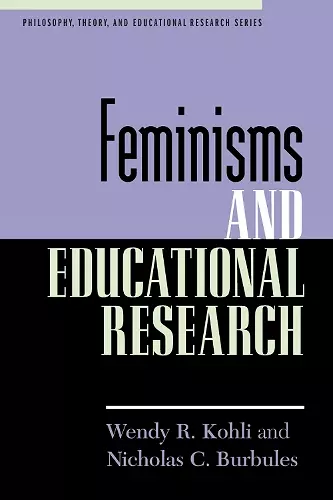 Feminisms and Educational Research cover