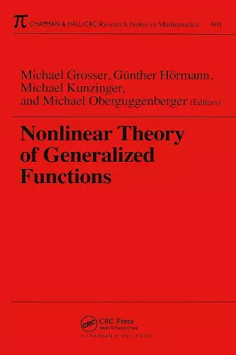 Nonlinear Theory of Generalized Functions cover