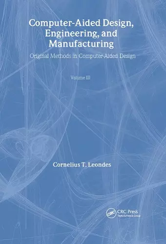 Computer-Aided Design, Engineering, and Manufacturing cover