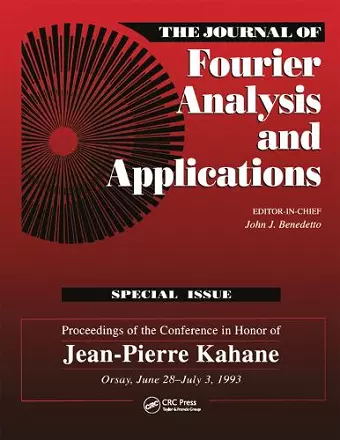 Journal of Fourier Analysis and Applications Special Issue cover