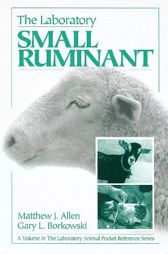 The Laboratory Small Ruminant cover