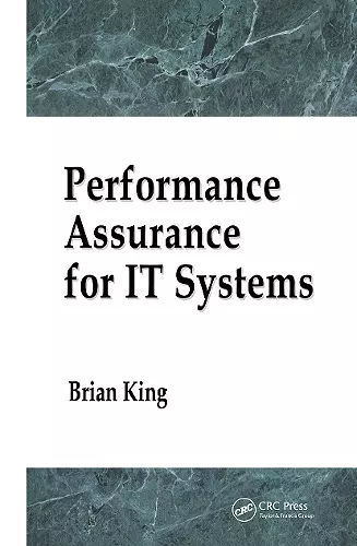 Performance Assurance for IT Systems cover