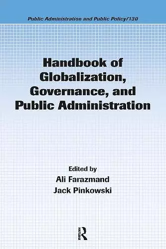 Handbook of Globalization, Governance, and Public Administration cover