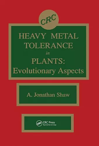 Heavy Metal Tolerance in Plants cover