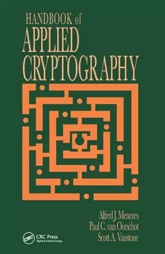 Handbook of Applied Cryptography cover