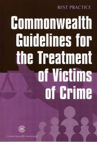 Commonwealth Guidelines for the Treatment of Victims of Crime cover