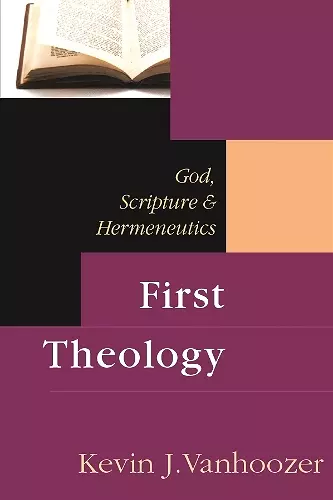First Theology cover