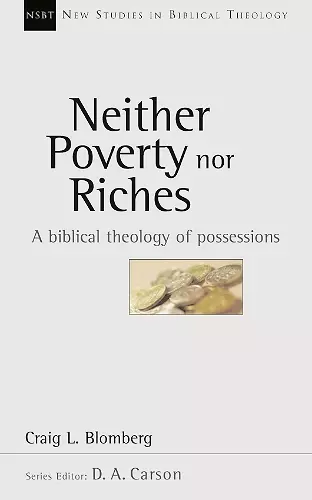 Neither Poverty Nor Riches cover