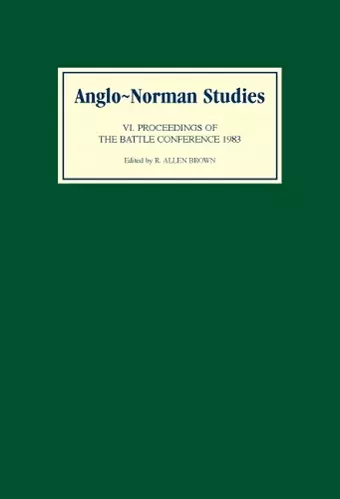 Anglo-Norman Studies VI cover