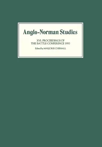 Anglo-Norman Studies XVI cover