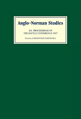 Anglo-Norman Studies XX cover