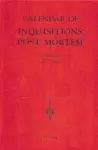 Calendar of Inquisitions Post-Mortem and other Analogous Documents preserved in the Public Record Office XXII: 1-5 Henry VI (1422-27) cover