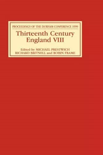 Thirteenth Century England VIII cover