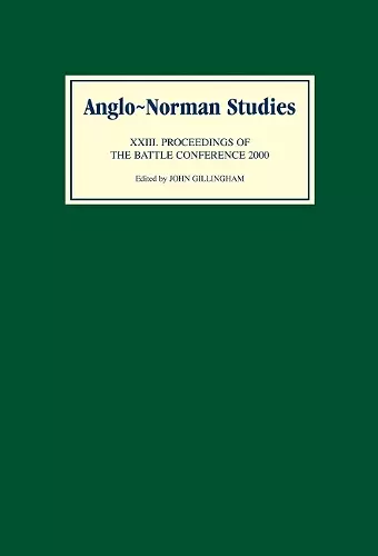 Anglo-Norman Studies XXIII cover