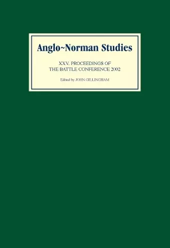 Anglo-Norman Studies XXV cover