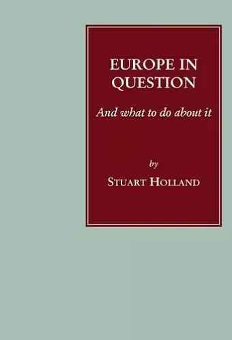 Europe in Question cover