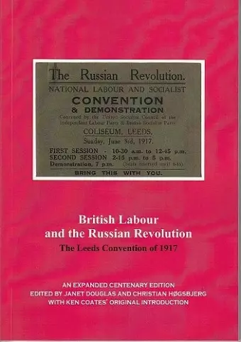 British Labour and the Russian Revolution cover