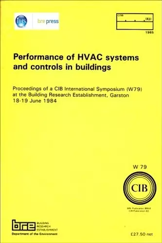 Performance of HVAC Systems and Controls in Buildings cover