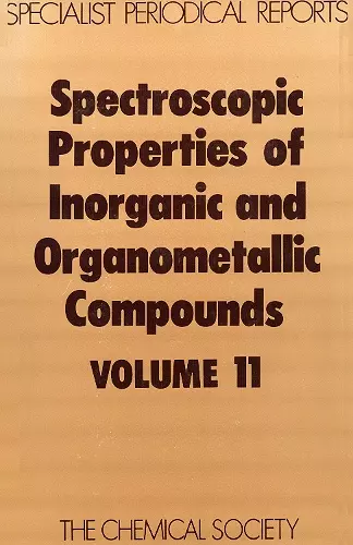 Spectroscopic Properties of Inorganic and Organometallic Compounds cover