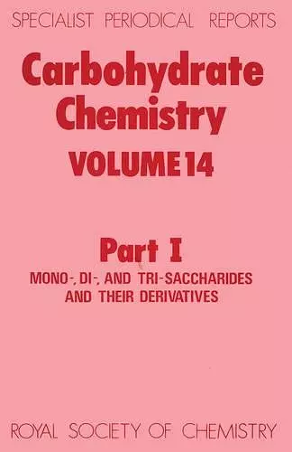 Carbohydrate Chemistry cover