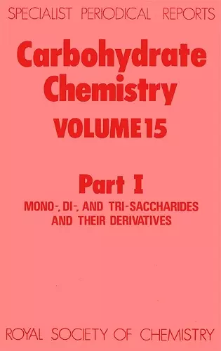 Carbohydrate Chemistry cover