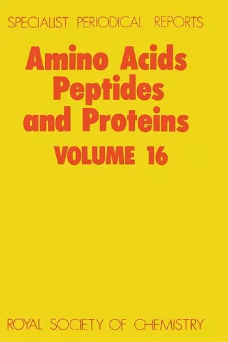 Amino Acids, Peptides and Proteins cover
