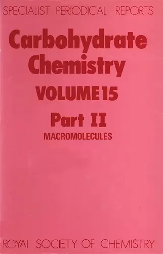 Carbohydrate Chemistry cover