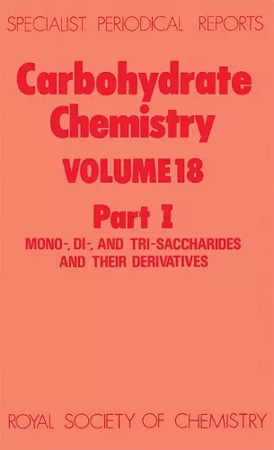 Carbohydrate Chemistry cover