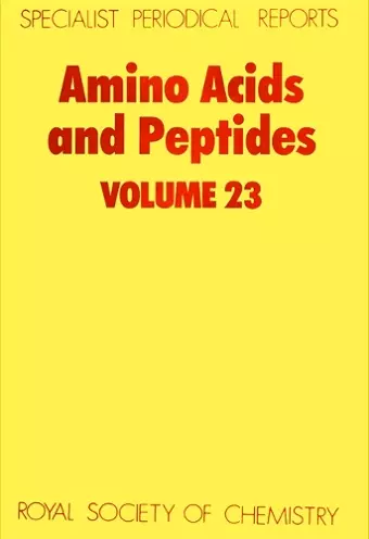 Amino Acids and Peptides cover