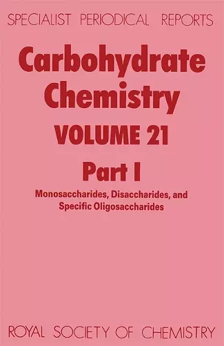 Carbohydrate Chemistry cover