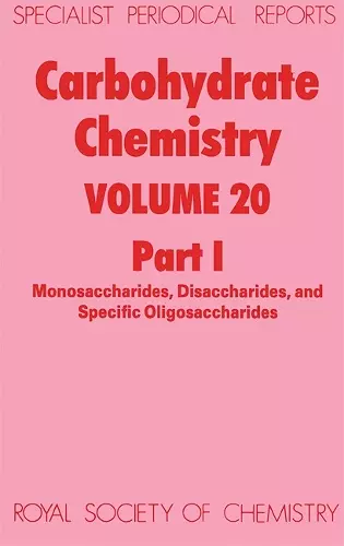 Carbohydrate Chemistry cover